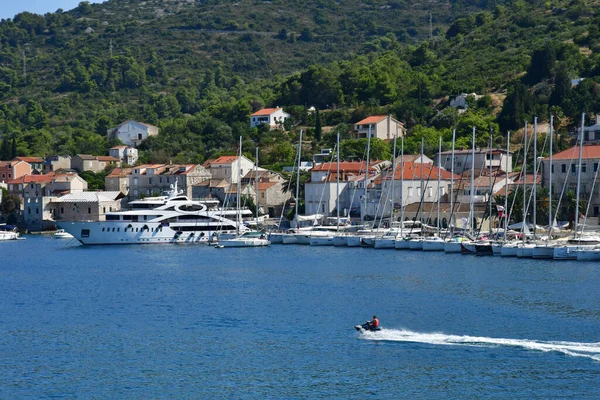 Vis Kroatien September 2021 Die Malerische Altstadt — Stockfoto