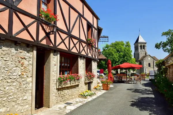 Montchauvet France July 2021 Picturesque Village — 图库照片