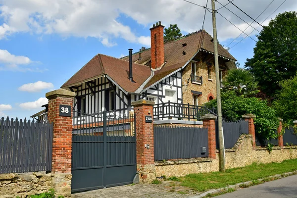 Poissy Frankrijk September 2021 Het Schilderachtige Ile Migneaux — Stockfoto