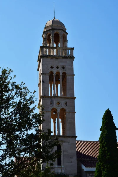 Hvar Croazia Settembre 2021 Pittoresco Convento Francescano — Foto Stock