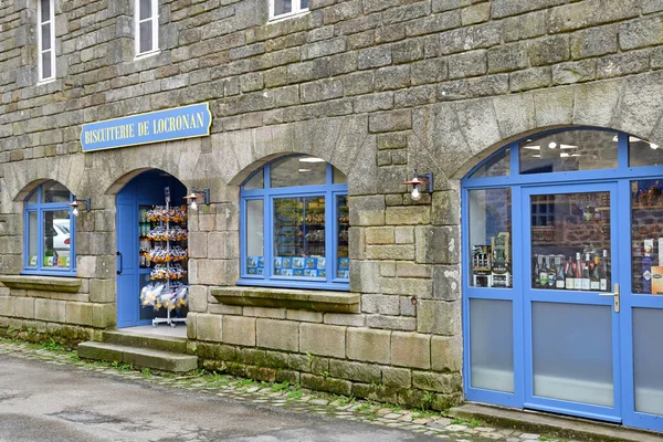 Locronan France Mai 2021 Biscuiterie Dans Vieux Village Pittoresque — Photo