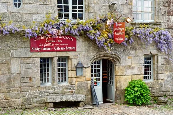 Locronan Francia Mayo 2021 Pintoresco Pueblo Antiguo — Foto de Stock