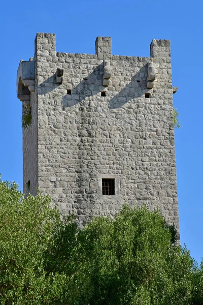 Ilha Mljet Croácia Setembro 2021 Mosteiro Beneditino — Fotografia de Stock