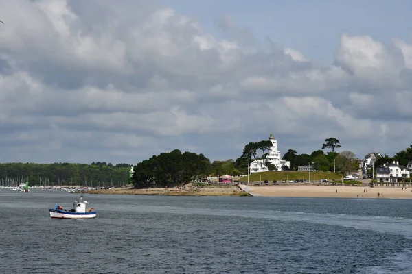 Benodet Francia Mayo 2021 Vista Ciudad Desde Costa — Foto de Stock