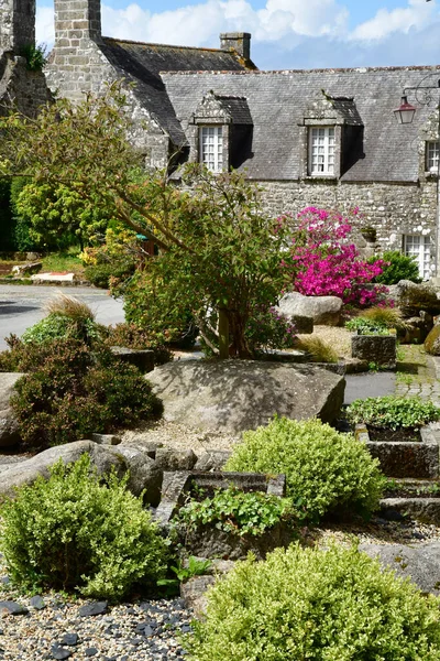 Locronan Francia Mayo 2021 Pintoresco Pueblo Antiguo — Foto de Stock