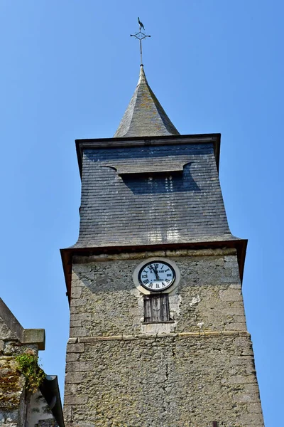 Authevernes France August 2021 Notre Dame Church — Stock Photo, Image