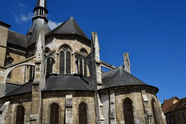 Les Andelys Francia Giugno 2021 Chiesa Saint Sauveur Nel Petit — Foto Stock
