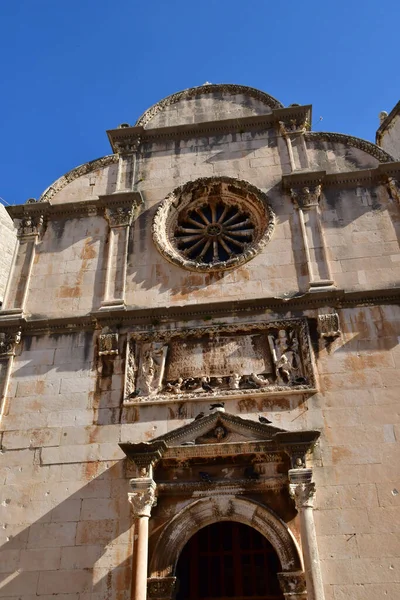 Dubrovnik Kroatië September 2021 Kerk Saint Saviour — Stockfoto