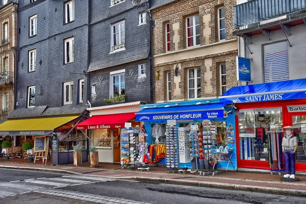 Honfleur França Setembro 2019 Uma Loja Presentes Centro Cidade — Fotografia de Stock