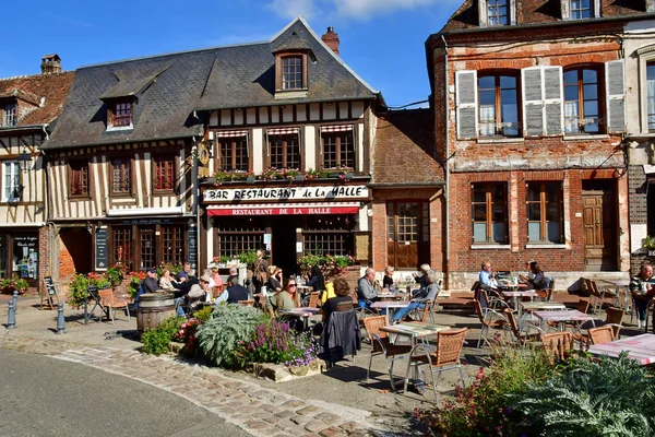 Lyons Foret Francia Octubre 2021 Pintoresco Pueblo Normandía —  Fotos de Stock