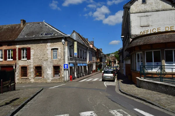 Les Andelys França Junho 2021 Centro Cidade Petit Andel — Fotografia de Stock