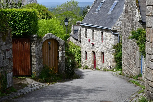 Locronan France Mai 2021 Vieux Village Pittoresque — Photo