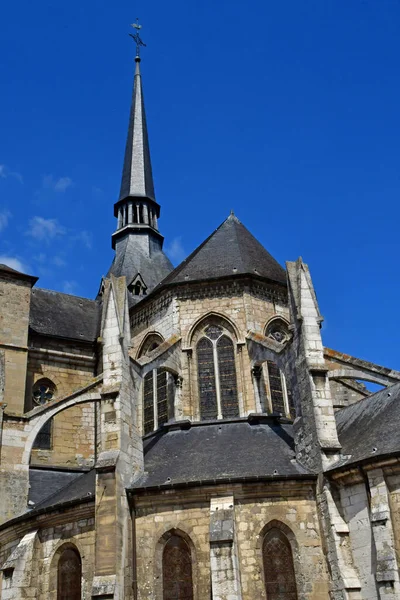 Les Andelys Franciaország 2021 Június Szent Sauveur Templom Petit Andelyben — Stock Fotó