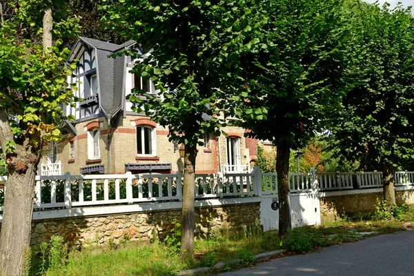 Poissy França Setembro 2021 Pitoresco Ile Migneaux — Fotografia de Stock