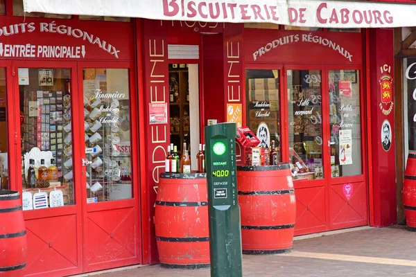 Cabourg Fransa Eylül 2019 Şehir Merkezindeki Normandiya Dükkanı Nın Spesiyalleri — Stok fotoğraf