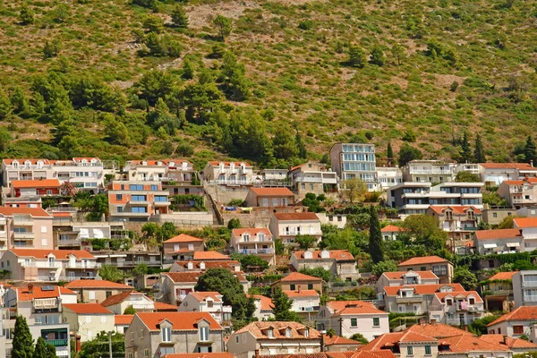 Dubrovnik Croatia Sejuana 2021 Distrik Dekat Pelabuhan Baru — Stok Foto