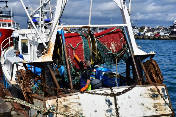 Guilvinec Francia Maggio 2021 Porto Peschereccio — Foto Stock