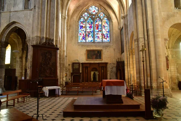 Gournay Bray France October 2021 Saint Hildevert Collegiate Church — Stock Photo, Image