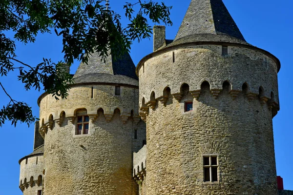 Sarzeau Francia Junio 2021 Castillo Suscinio Construido Siglo Xiii Por — Foto de Stock