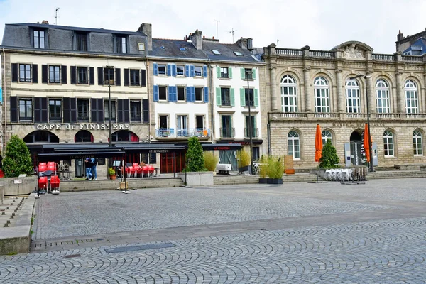Quimper Frankrike Maj 2021 Den Pittoreska Gamla Stadskärnan — Stockfoto