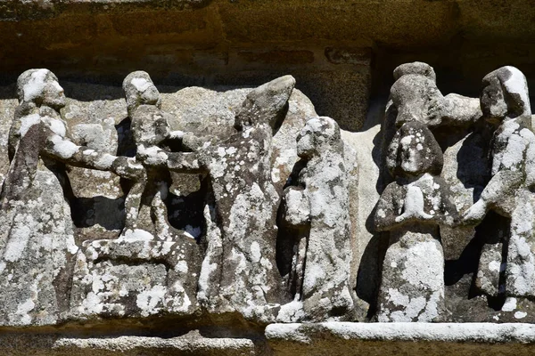 Saint Jean Trolimon France May 2021 Tronoen Church — 图库照片