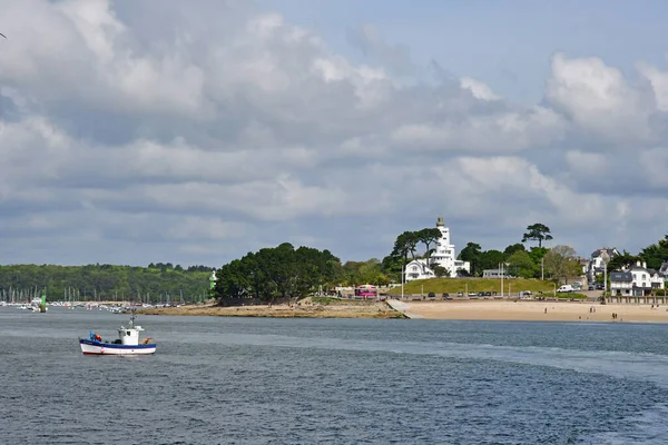 Benodet Frankrike Maj 2021 Utsikt Över Staden Från Havet — Stockfoto