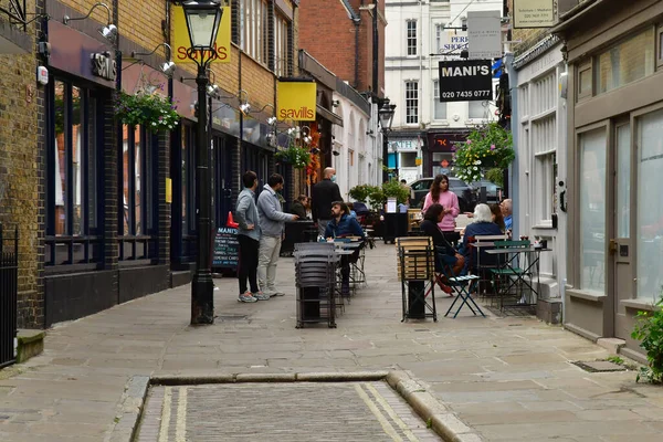 Londýn Hampstead Anglie Října 2021 Okres Belsize Park — Stock fotografie