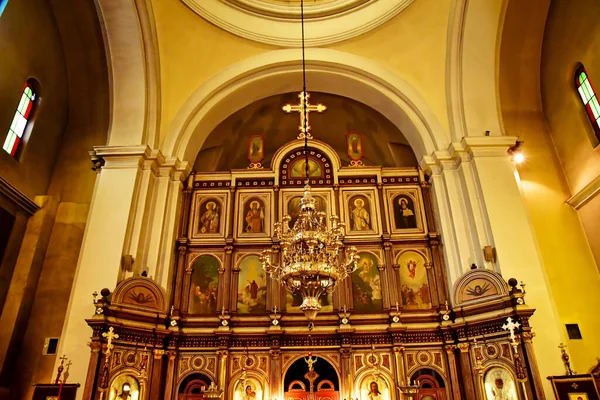 Kotor Montenegro Settembre 2021 Chiesa Ortodossa San Nicola — Foto Stock