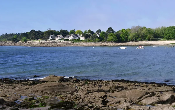 Combrit Sainte Marine Frankrijk Mei 2021 Het Uitzicht Stad Vanuit — Stockfoto