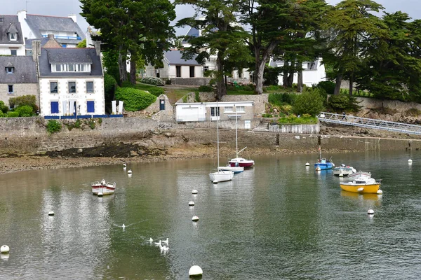 Combrit Sainte Marine Frankrike Maj 2021 Den Pittoreska Byn — Stockfoto