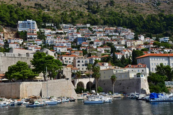 Dubrovnik Kroatien September 2021 Den Pittoreska Gamla Staden — Stockfoto