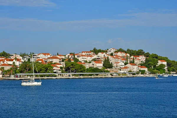 Dubrownik Chorwacja Wrzesień 2021 Nowy Port — Zdjęcie stockowe
