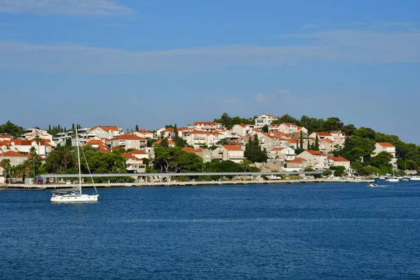 Dubrovnik Hırvatistan Eylül 2021 Yeni Liman — Stok fotoğraf