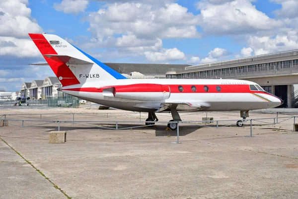 Bourget Frankrijk Juli 2021 Een Dassault Fan Jet Falcon Het — Stockfoto