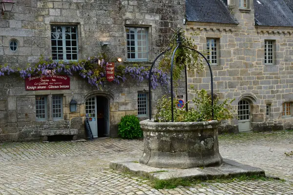 Locronan França Maio 2021 Pitoresca Aldeia Velha — Fotografia de Stock