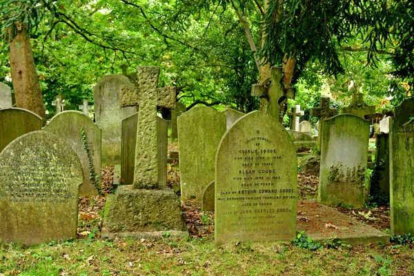 London Hampstead England October 2021 Cemetery — Fotografia de Stock