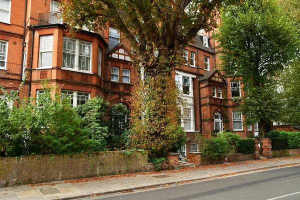 London Hampstead England October 2021 Belsize Park District — 图库照片