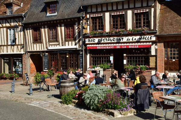 Lyons Foret Frankrike Oktober 2021 Den Pittoreska Byn Normandie — Stockfoto