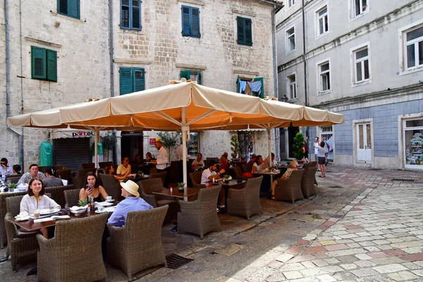 Kotor Montenegro September 2021 Picturesque Old City — Stock Photo, Image