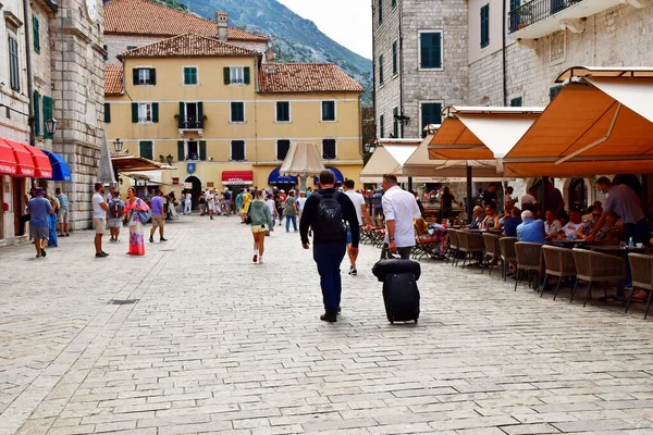 Kotor Montenegro Septiembre 2021 Pintoresca Ciudad Vieja — Foto de Stock