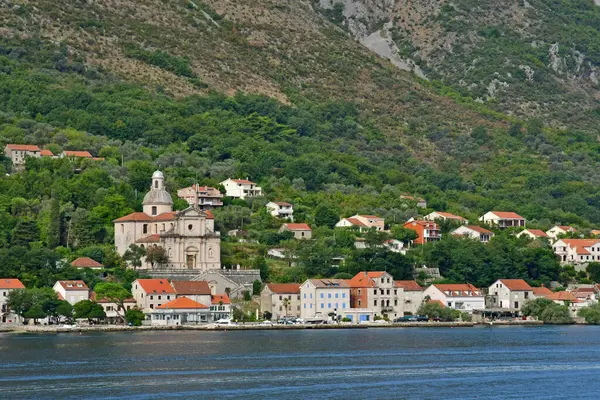 Kotor Μαυροβούνιο Σεπτεμβρίου 2021 Κόλπος Kotor — Φωτογραφία Αρχείου