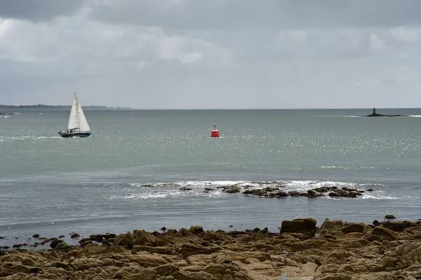 Combrit Sainte Marine França Maio 2021 Pitoresco Pointe Combrit — Fotografia de Stock