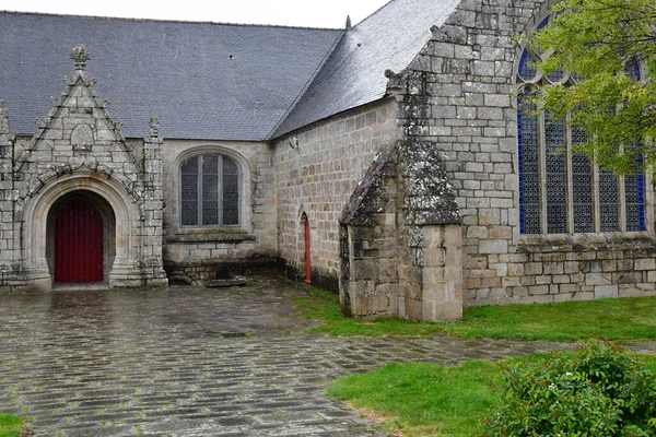 Плозеве Франция Мая 2021 Года Церковь Святого Деме — стоковое фото