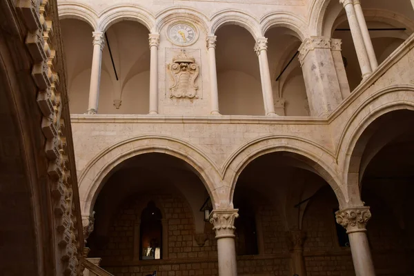 Dubrovnik Croacia Septiembre 2021 Gótico Palacio Del Rector Museo Historia —  Fotos de Stock