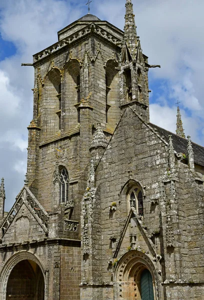 Locronan Frankrijk Mei 2021 Kerk Saint Ronan — Stockfoto