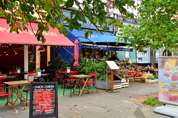 London Hampstead England October 2021 Belsize Park District — 스톡 사진