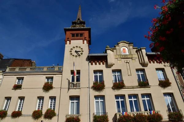 Forges Les Eaux France October 2021 Picturesque City Hall Built — Stock Photo, Image