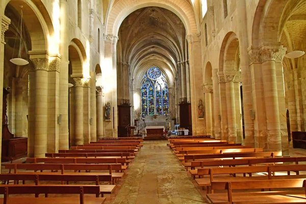 Gournay Bray Francia Octubre 2021 Iglesia Colegiata Saint Hildevert — Foto de Stock