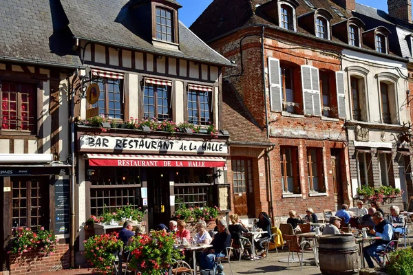 Lyons Foret Frankrike Oktober 2021 Den Pittoreska Byn Normandie — Stockfoto