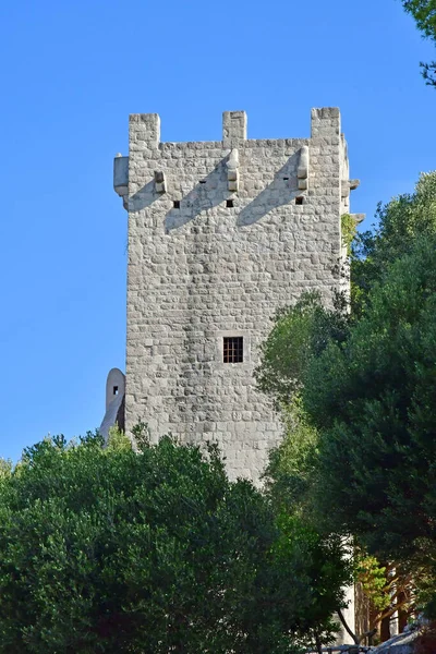 Isla Mljet Croacia Septiembre 2021 Monasterio Benedictino — Foto de Stock